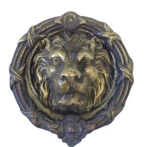 Huge vintage metal door knocker